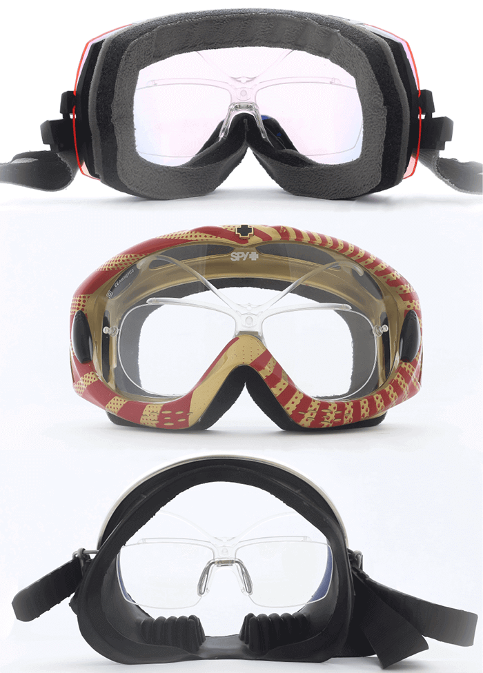 L'insert optique Clipoptic® s'adapte facilement dans tous les masques de ski, de snowboard ou de plongée pour les mettre à la vue.